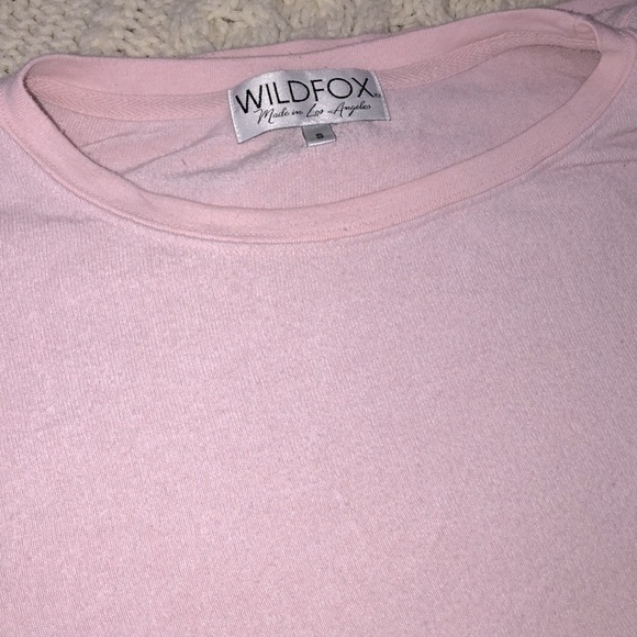 Wildfox size small cotton candy pink sweatshirt - Picture 4 of 6